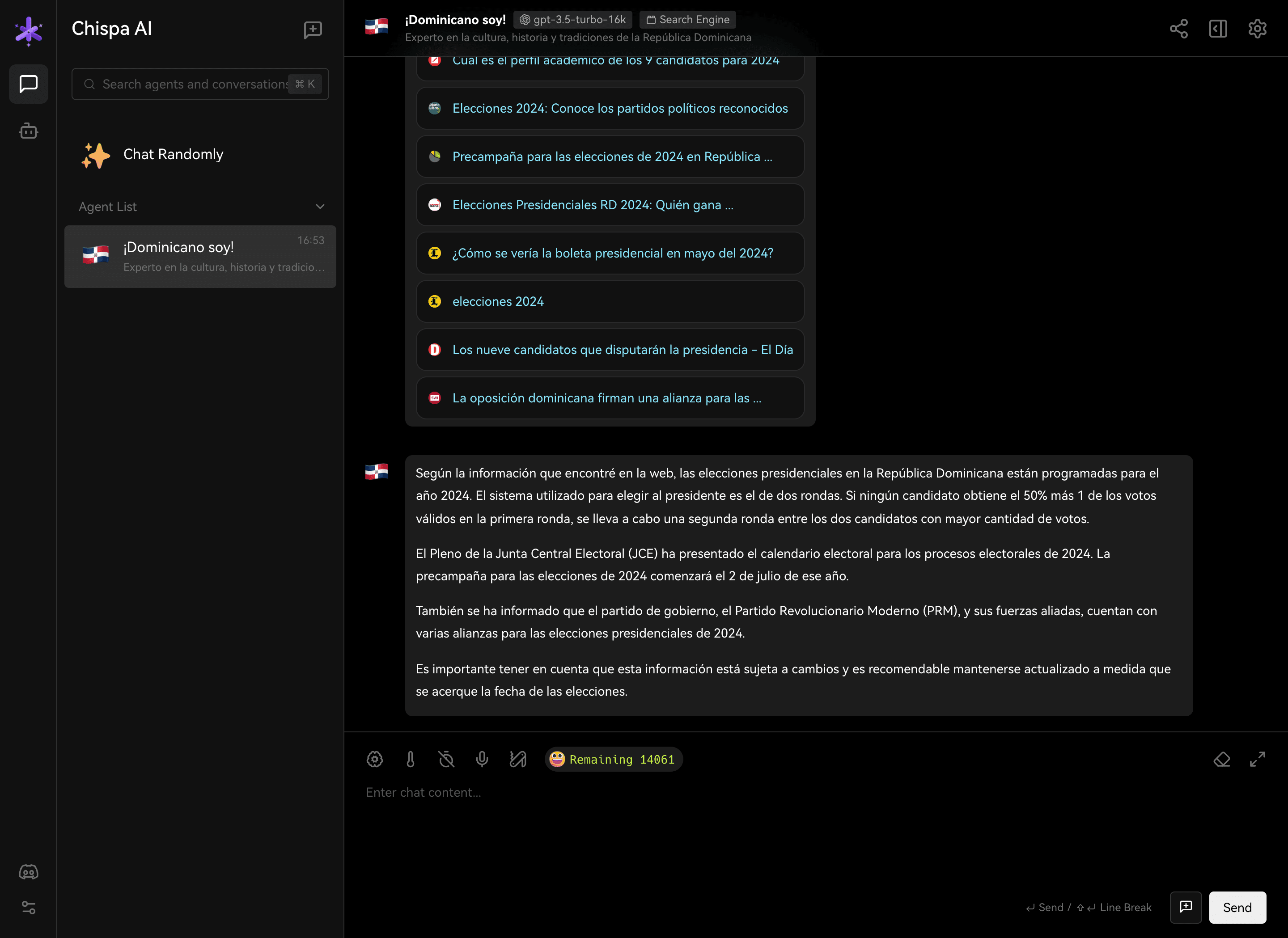 Accede a información en tiempo real con “Search Engine” de Chispa AI